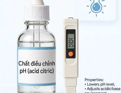Chất điều chỉnh pH với Citric Acid trong công thức surfactant SLES: Tầm quan trọng và hướng dẫn ứng dụng thực tế