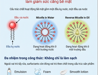 Tìm hiểu Cơ chế Hoạt Động của Surfactant (Chất Hoạt Động Bề Mặt)